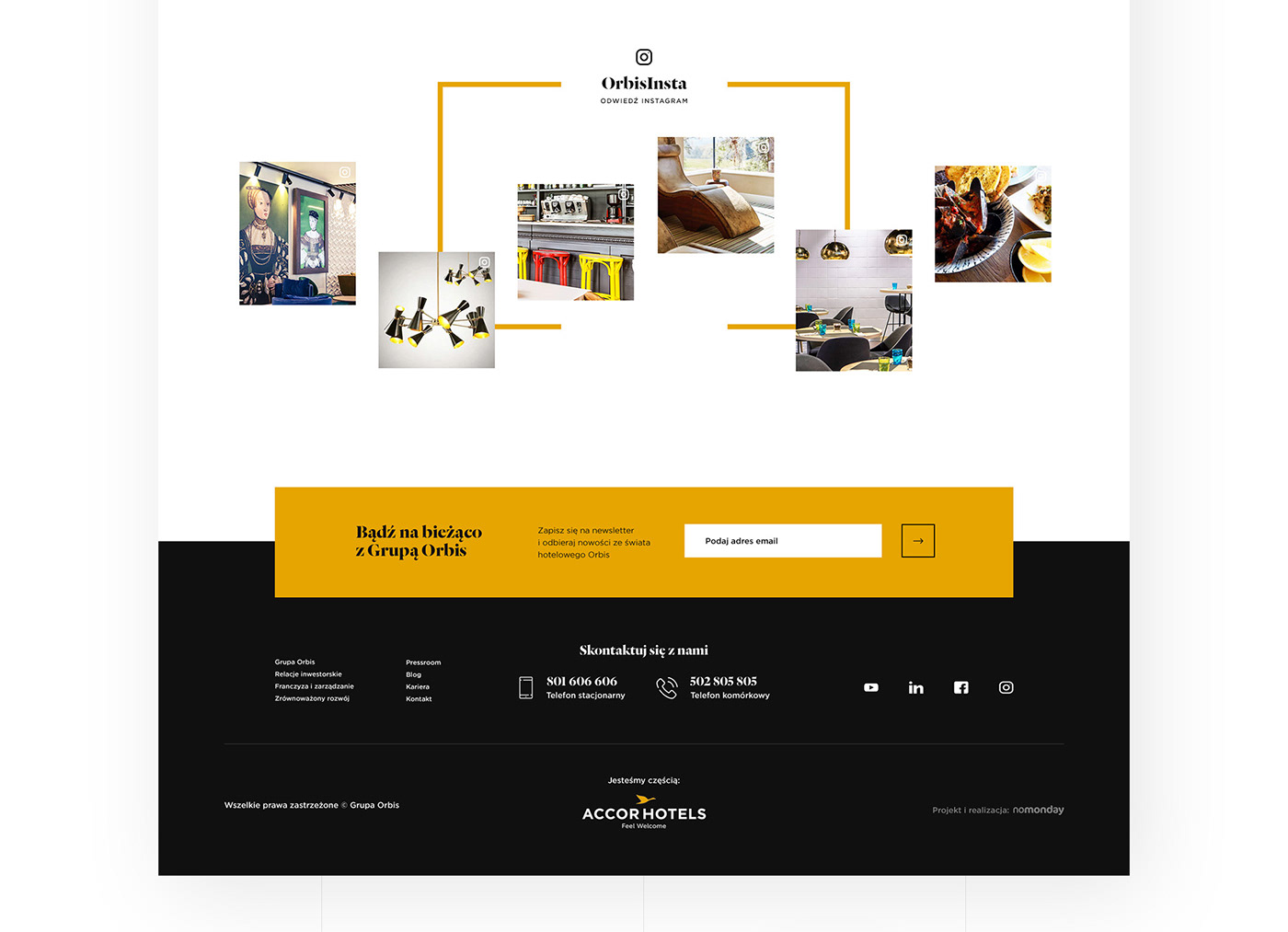 ux Web Design  key visual social media redesign hotel corporate UI