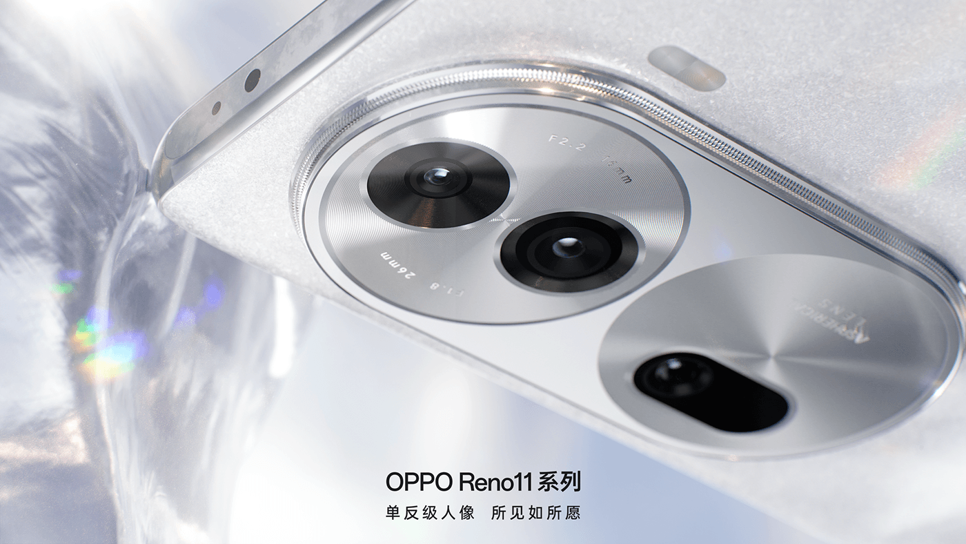 Oppo smartphone Advertising  motion graphics  octane CGI productrender