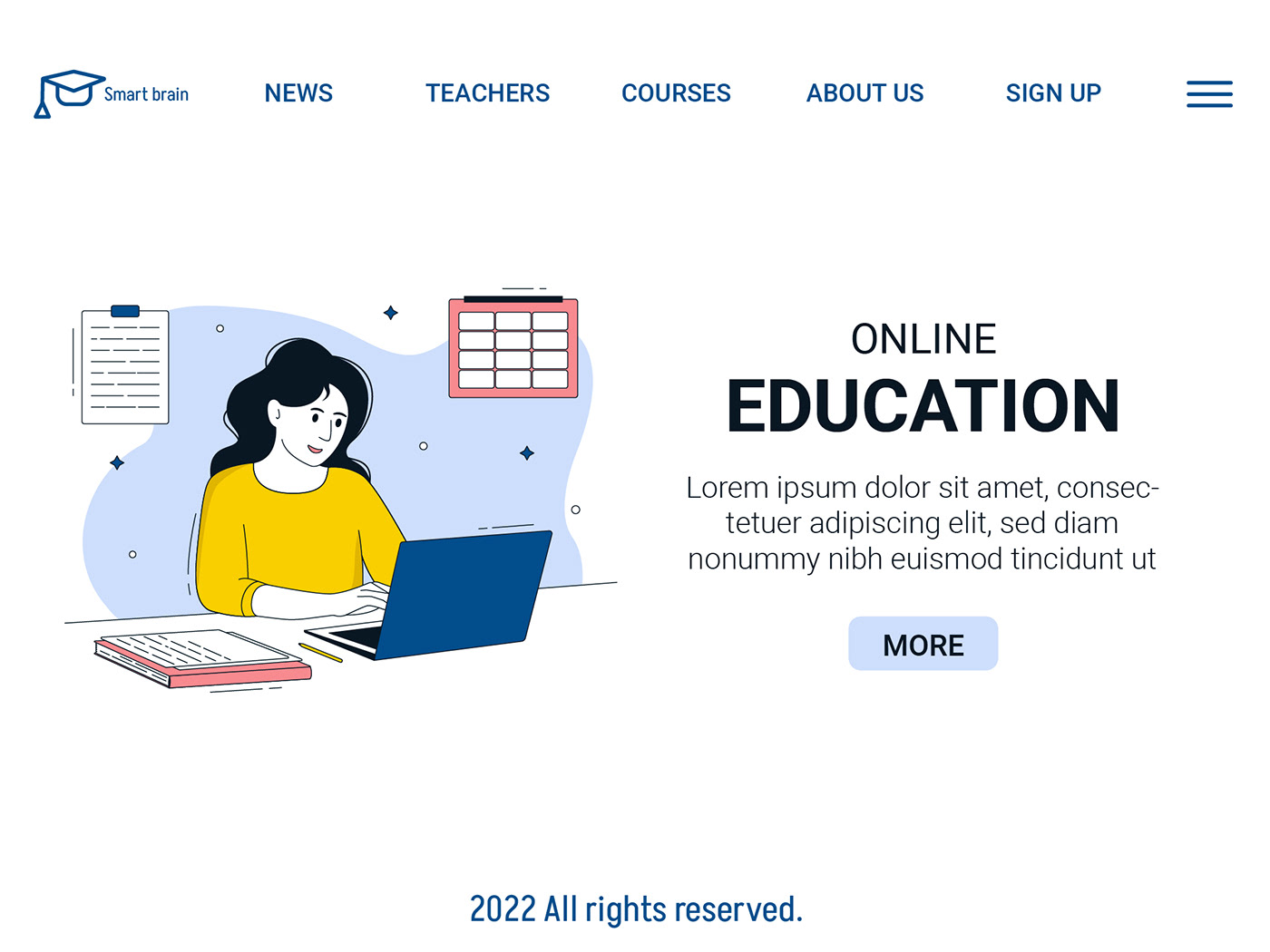 e-learning Education Education Website landing page landing page design learning online education website teaching UI/UX Website