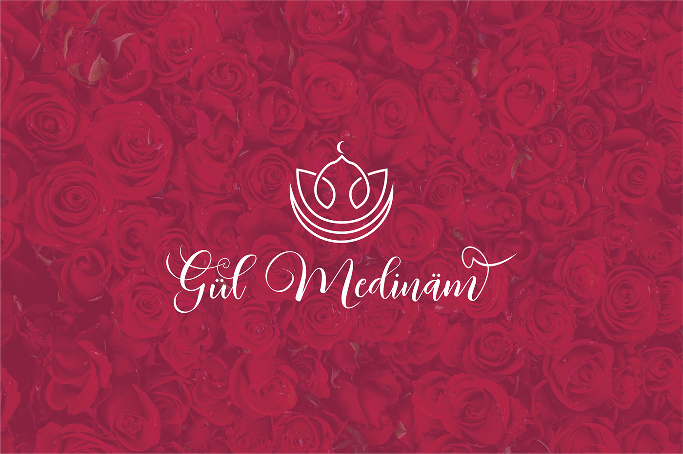 Flowers florist logo branding  Turkmenistan medina flower Flower Shop Logo Design Graphic Designer