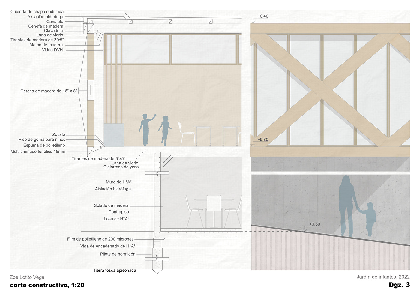 architecture visualization 3D Render interior design  school 3d modeling