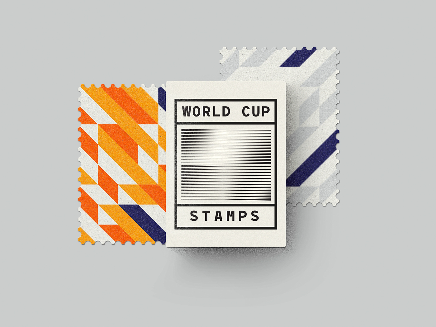 maan graphic print stamp Collection world cup Brazil football soccer geometric composition minimal color studio