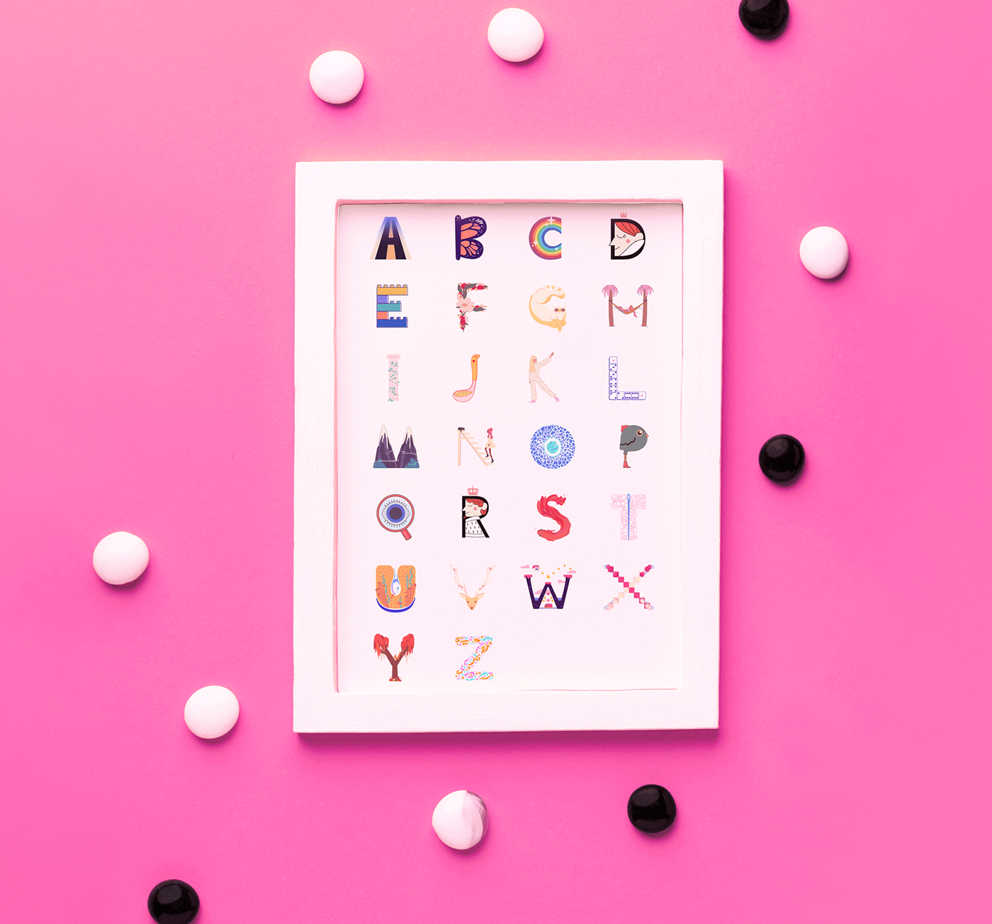 36 days of type 36 days of type 2021 alphabet illustrated letters ILLUSTRATION  Illustrator lettering letters type Vector Illustration