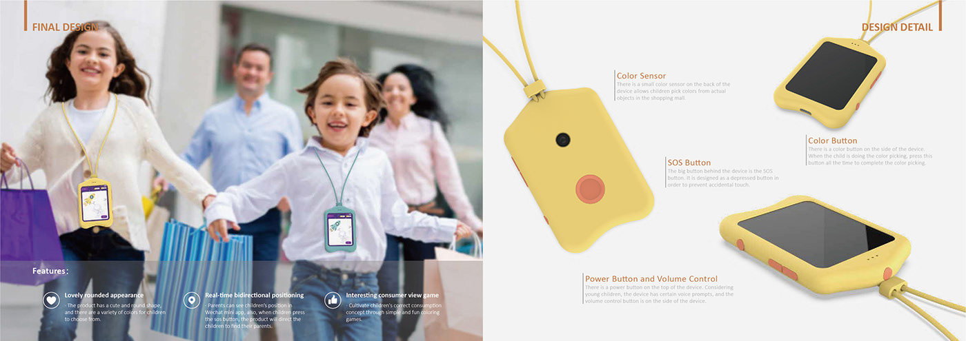 children safety game design  Interaction design  parents product design  Shopping