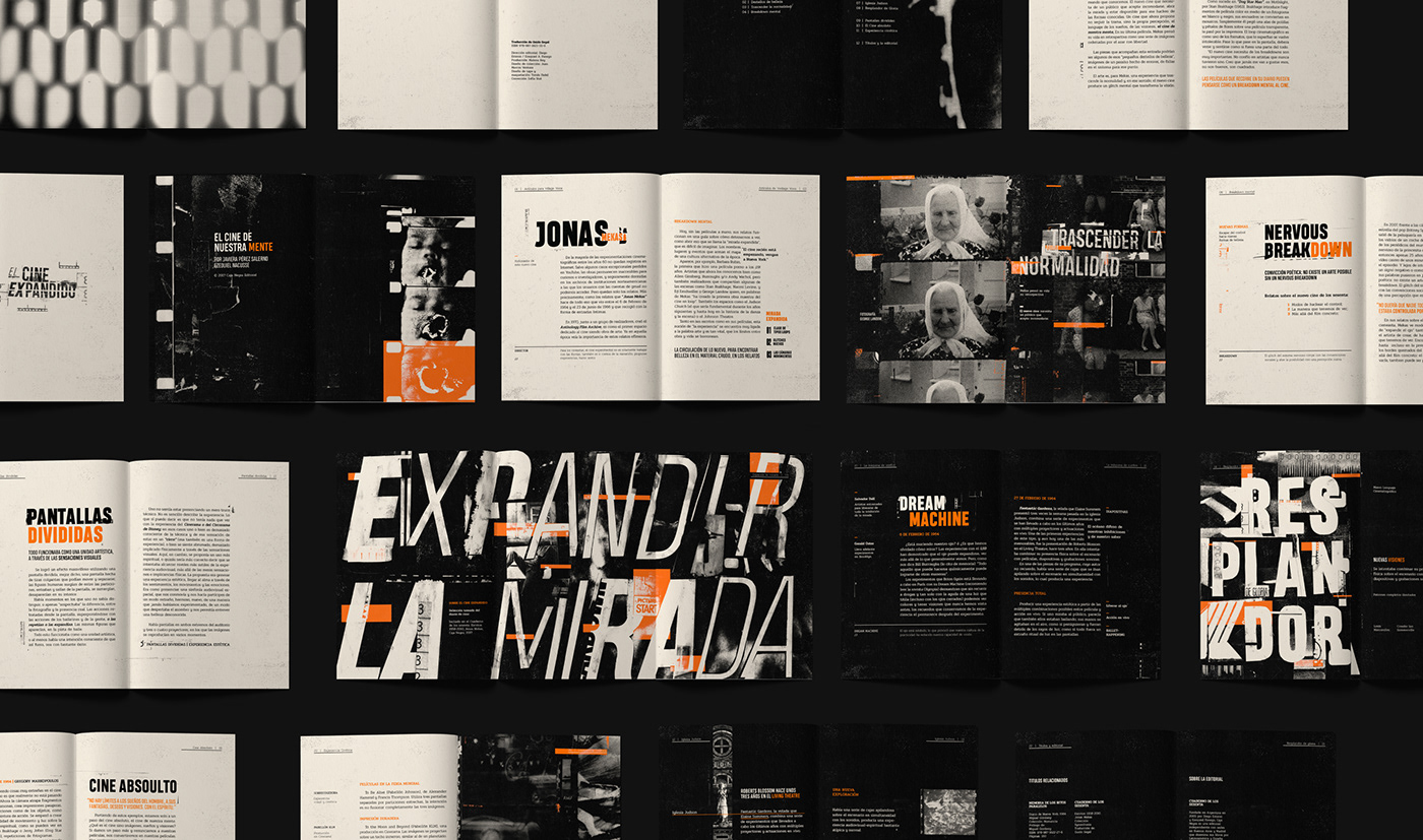 afiche tipografico cosgaya cuaderno de los sesenta editorial identidad visual revista Sistema Editorial tipografia typography   cine