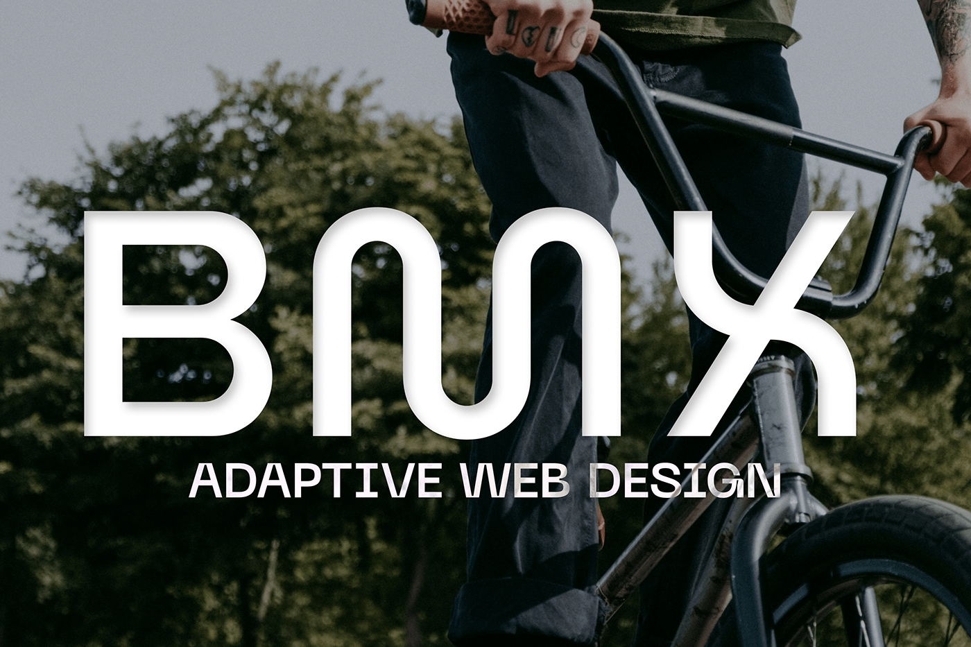 Web Design  Website Figma UI/UX Adaptive mobile desktop Bike bmx