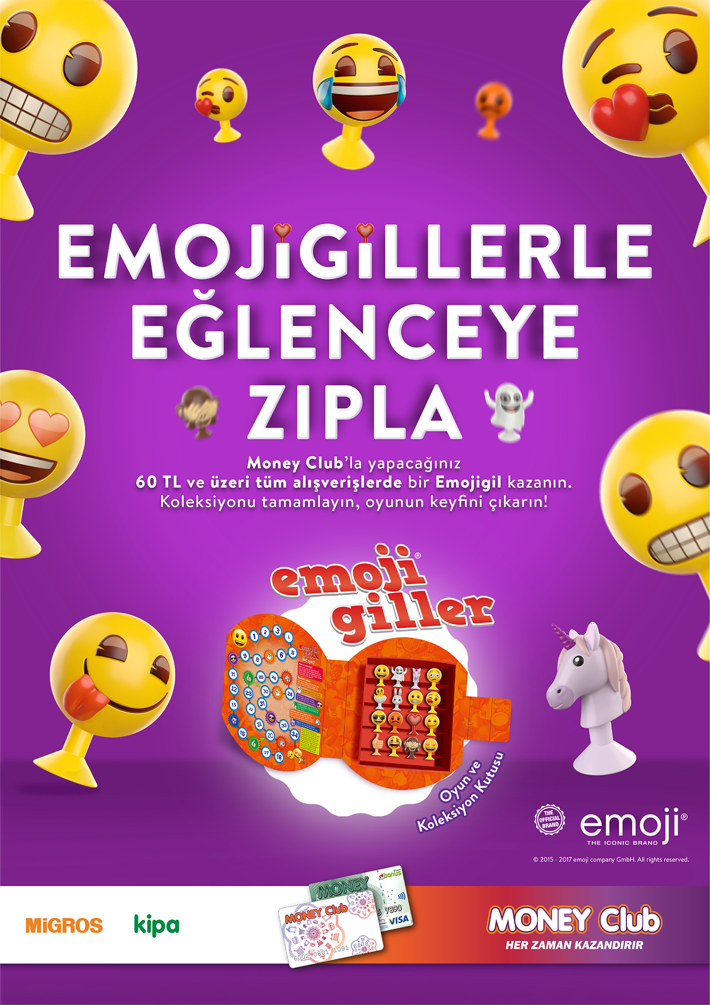 Emoji emojigiller MONEYCLUB serdesin ads commercial Migros reklam
