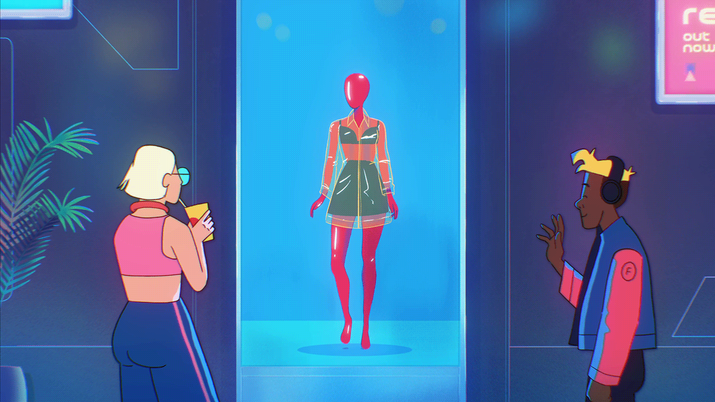 2D Animation animation  anime Cyberpunk FUTURISM futuristic MoGraph motion graphics  sci-fi Scifi
