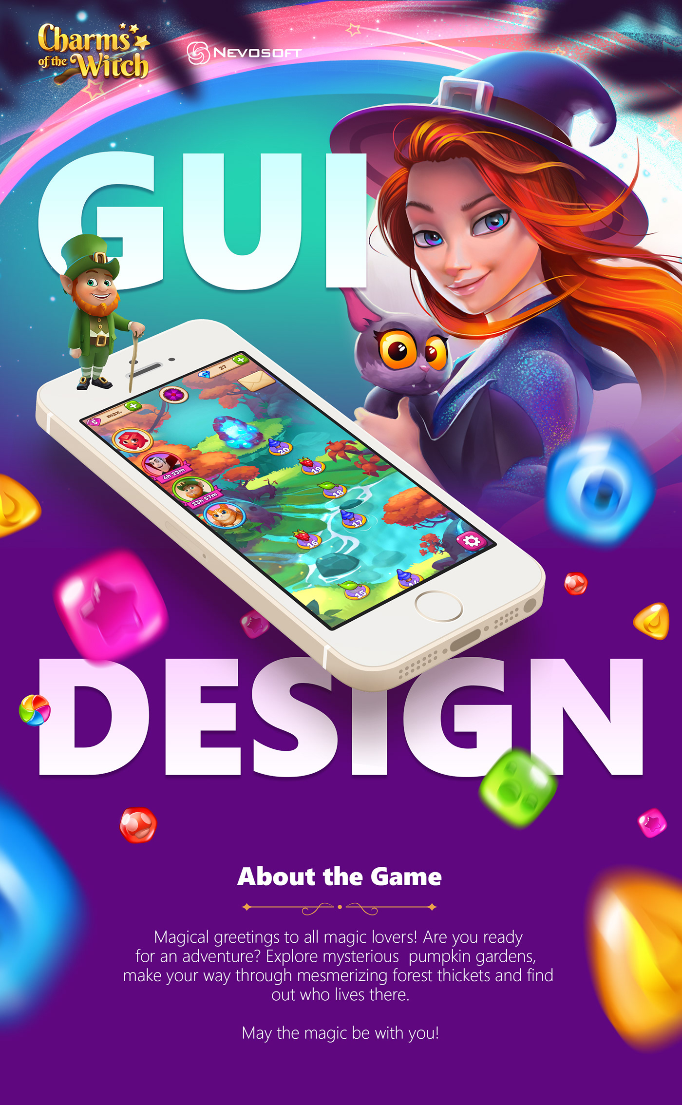 game interface GUI UI ui design game design  Games match-3 user interface Game UX