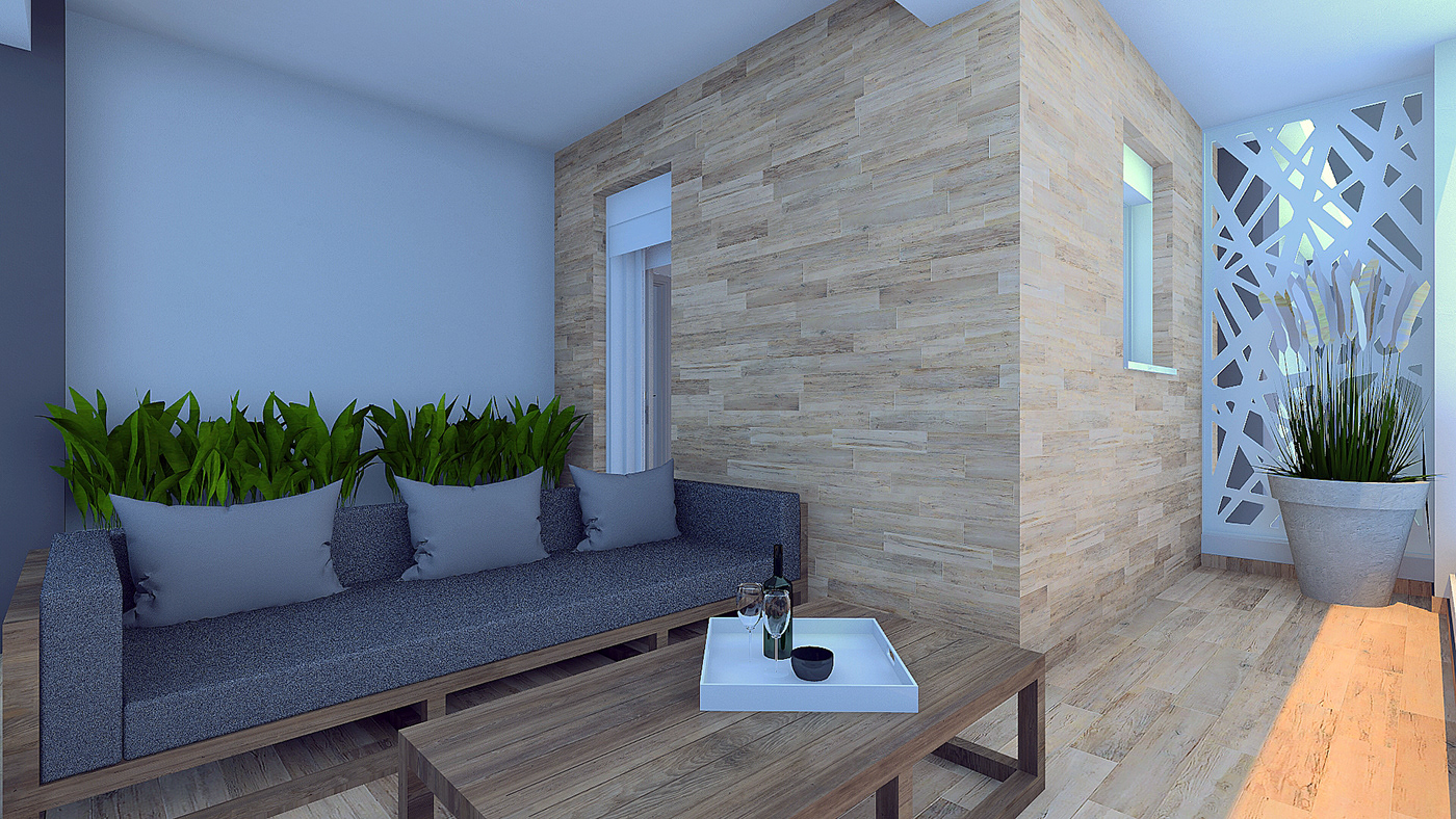 andronisinteriors CGI architecture Render visualization interior design  3D modern apartment design Interior