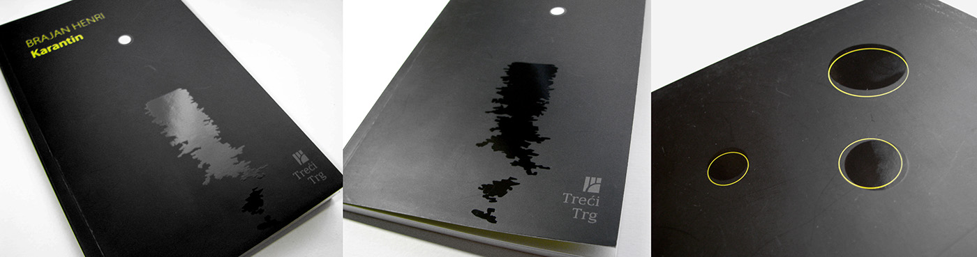 Book Cover Design book uv-spot pantone minimal black bilingual