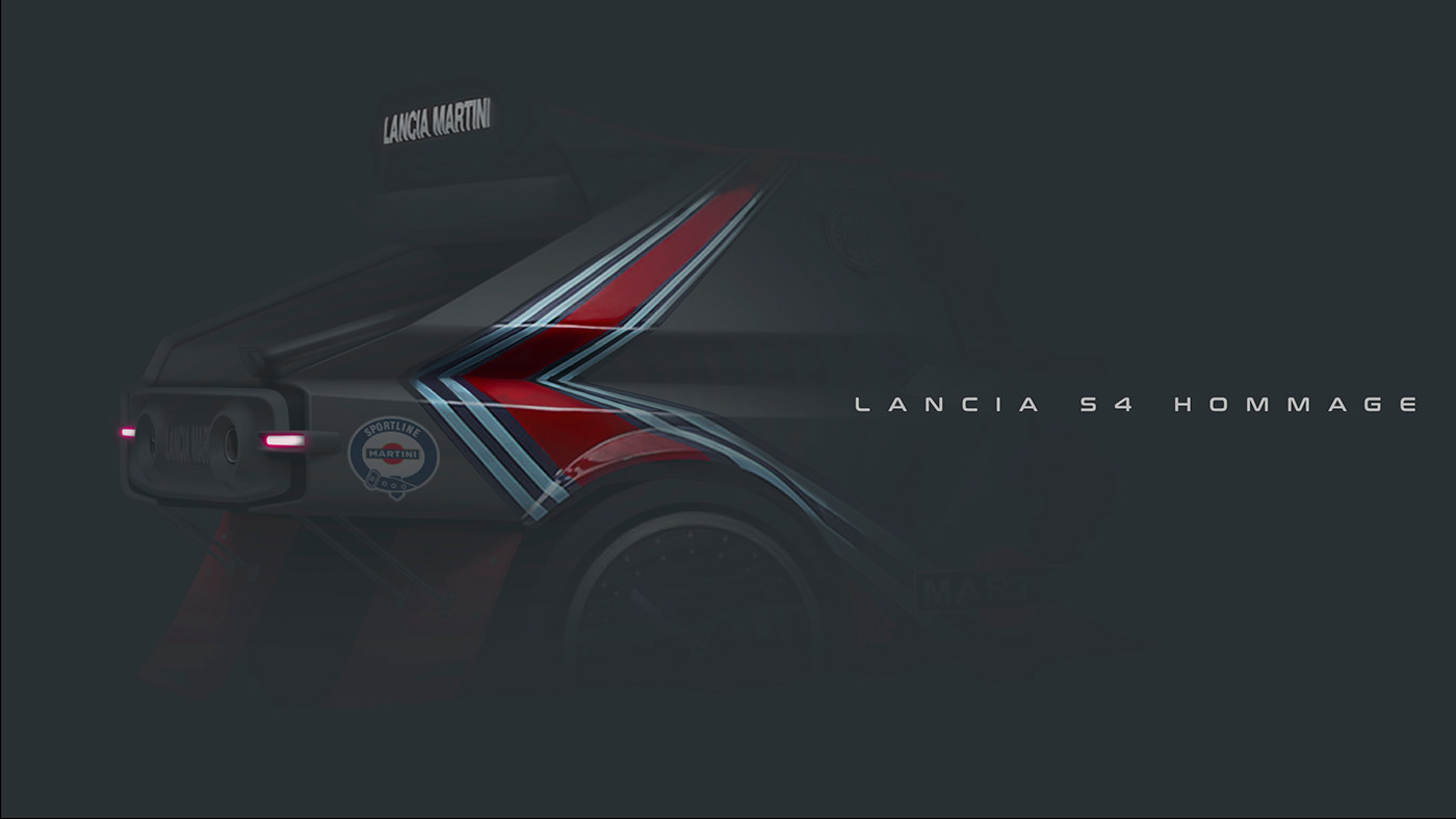 cardesign concept ILLUSTRATION  lanciadeltas4 lancias4 petrolhead rally rallylovers transportationdesign WRC