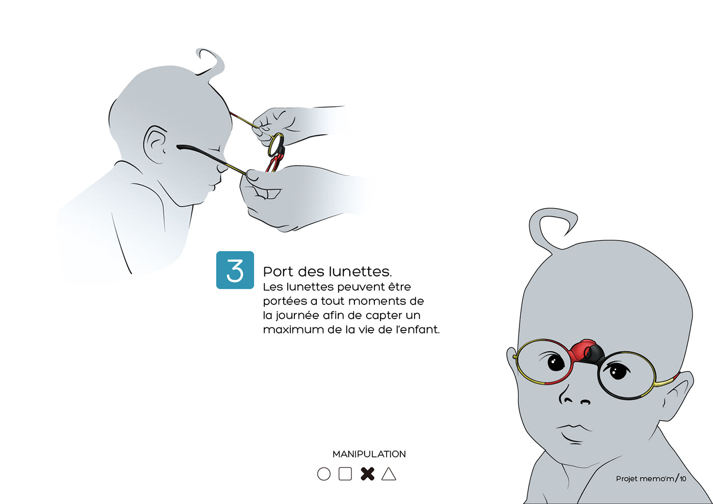 lunettie de Jura lunettes pour enfants product design  brand identity design identity