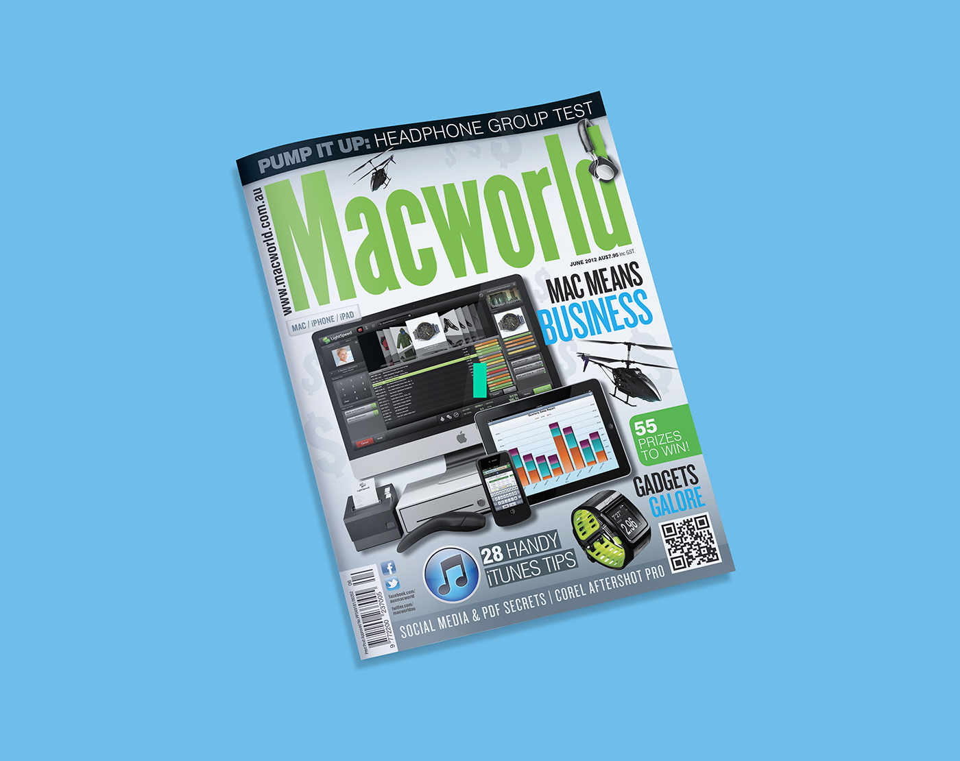 Macworld Australia  australia  apple  Marlo Guanlao  graphic design  Magazine   macworld  Technology  print