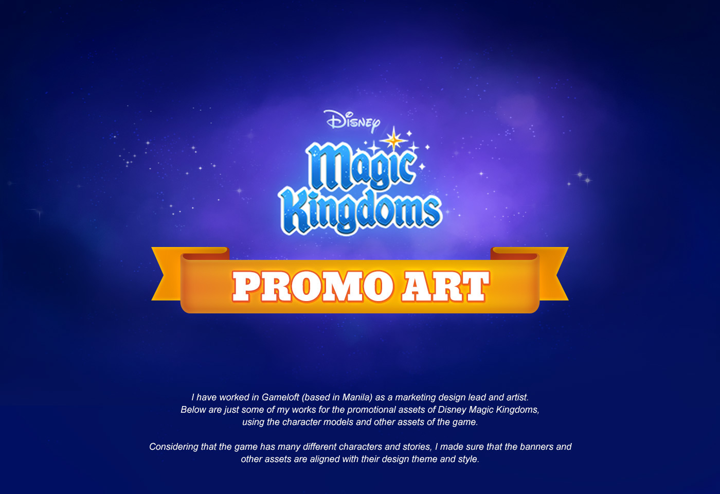 promo art banners gameloft disney mickey marketing   promotional art pixar