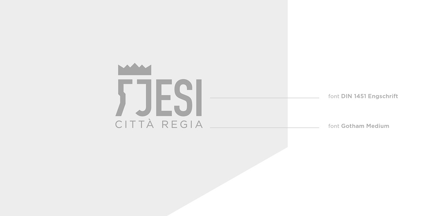 branding  Logo Design city logo historical city Italy Stationery Advertising  turism Jesi città regia Competition