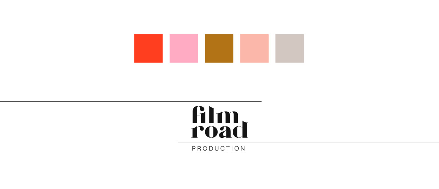 branding  cinematography Film   identity logo minimal movie Production stationary visual identity
