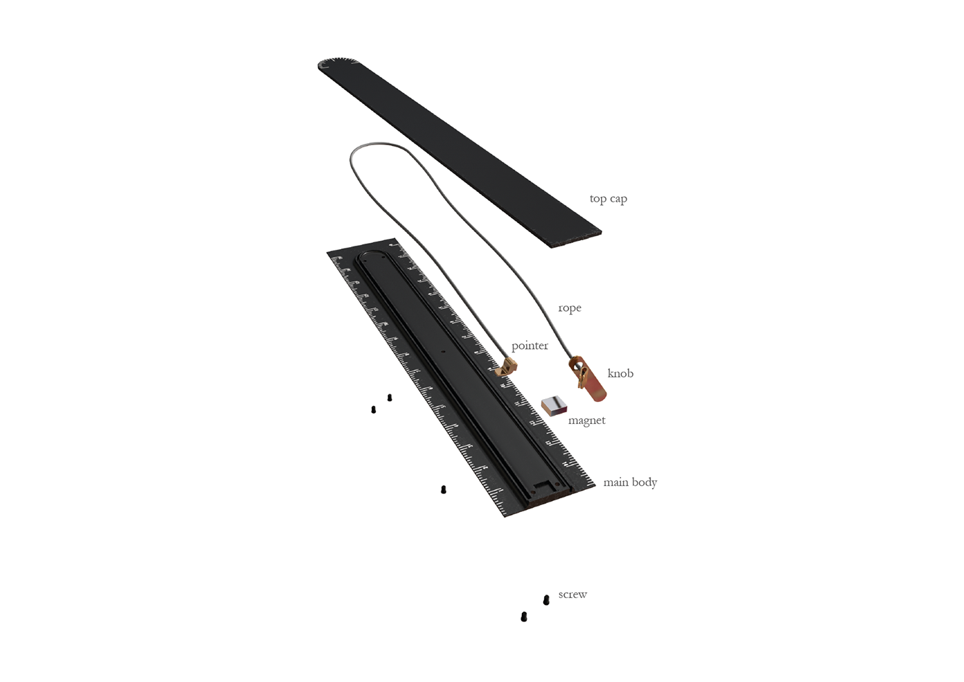 measure ruler Stationery tool interesting product design  Smart