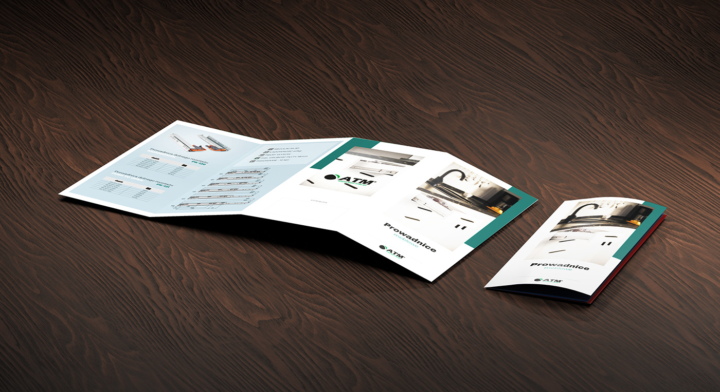 4 fold brochure brochure brochure design corporate flyer folder folding brochure Mockup presentation template
