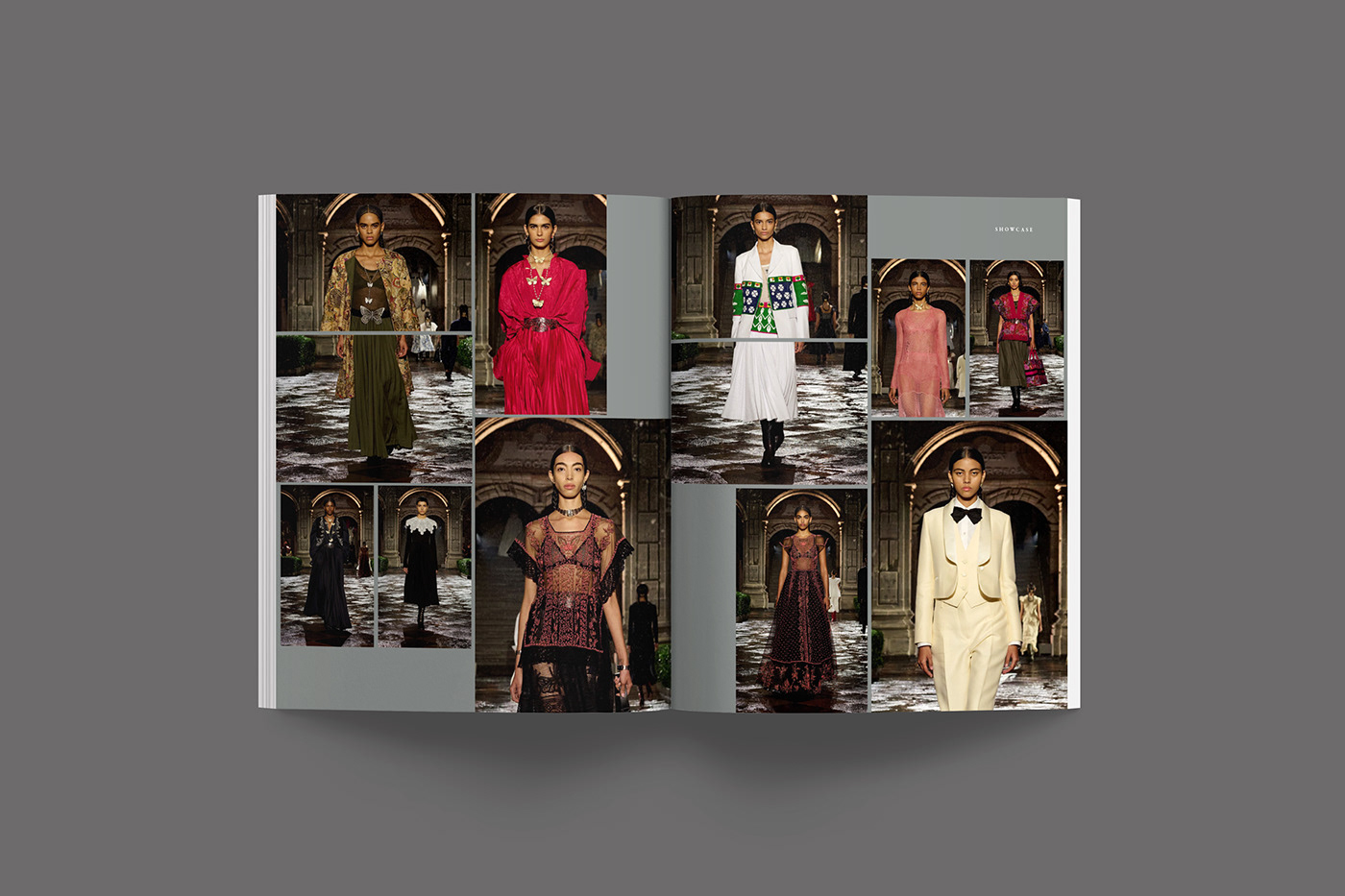 Frida Kahlo Dior Fashion  catalog design graphic design  visual identity book cover typography  