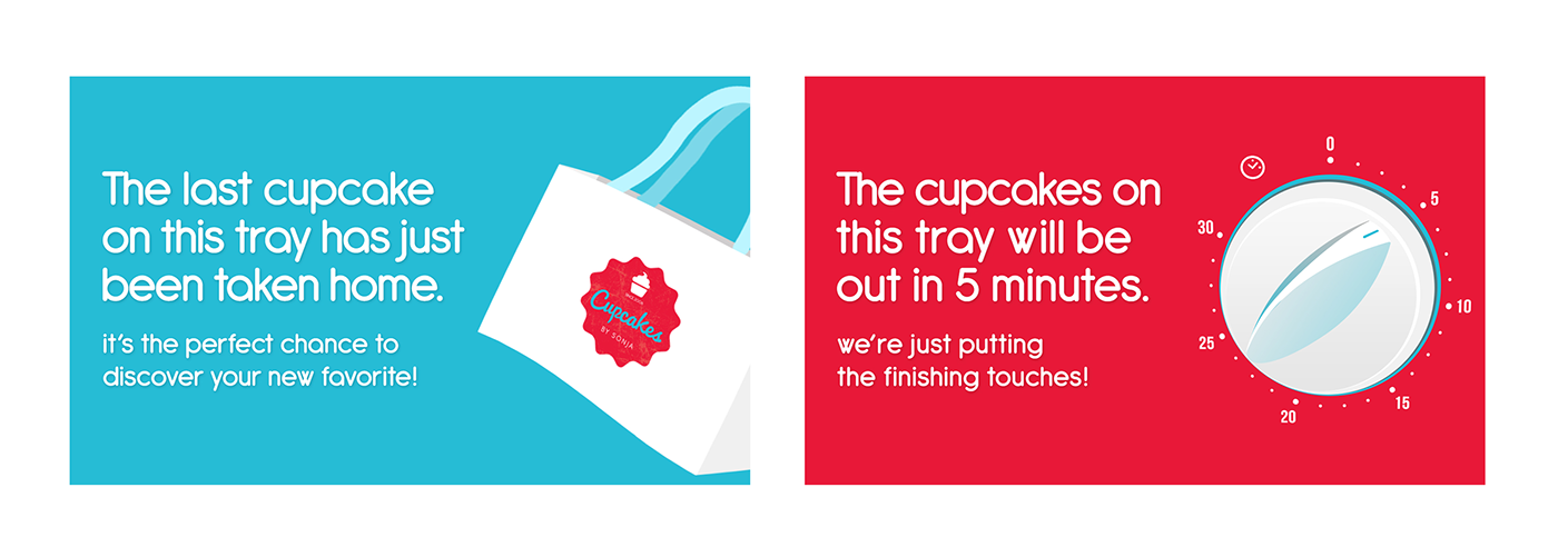 print Layout design poster posters Signage Email Blast handdrawn cupcakes cupcake cookie pie cookies Food 