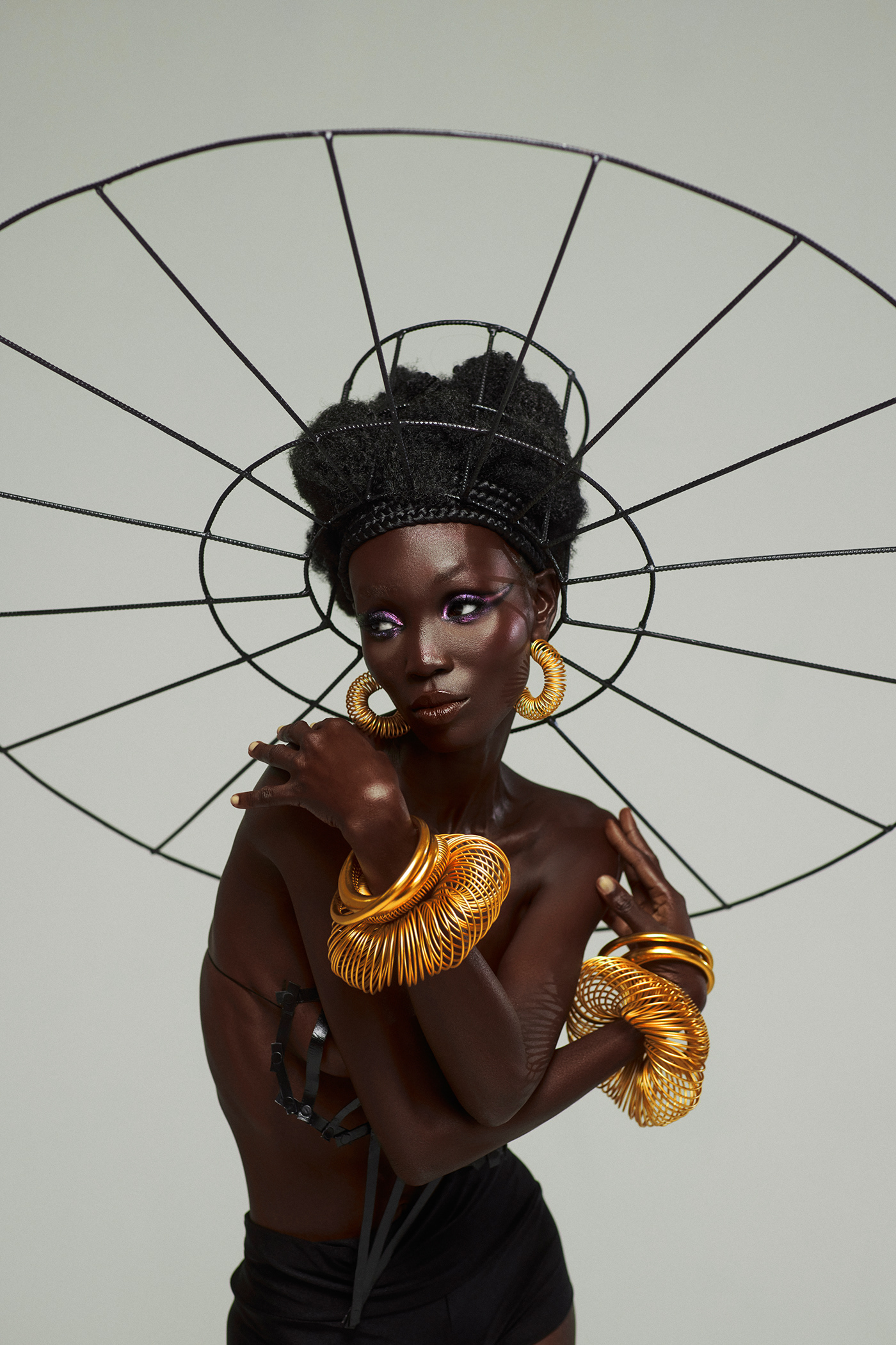 gold Ghana africa black model jewelry luxury Photography  gilbertasante laceupmedia