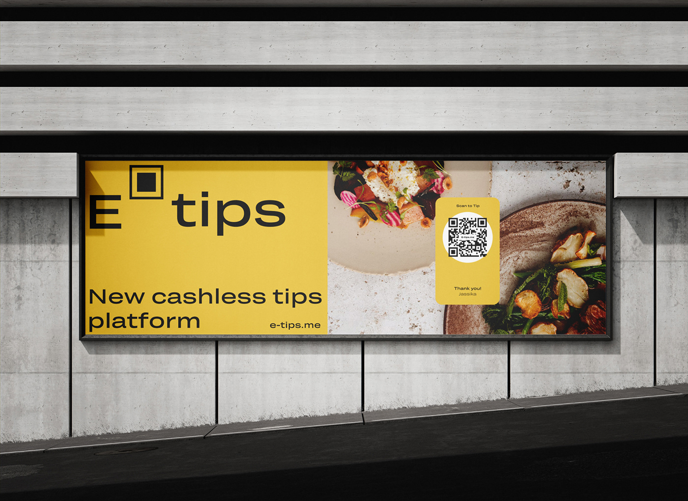 tips Startup orange logo Brand Design restaurant Menu Card Cards design waiter