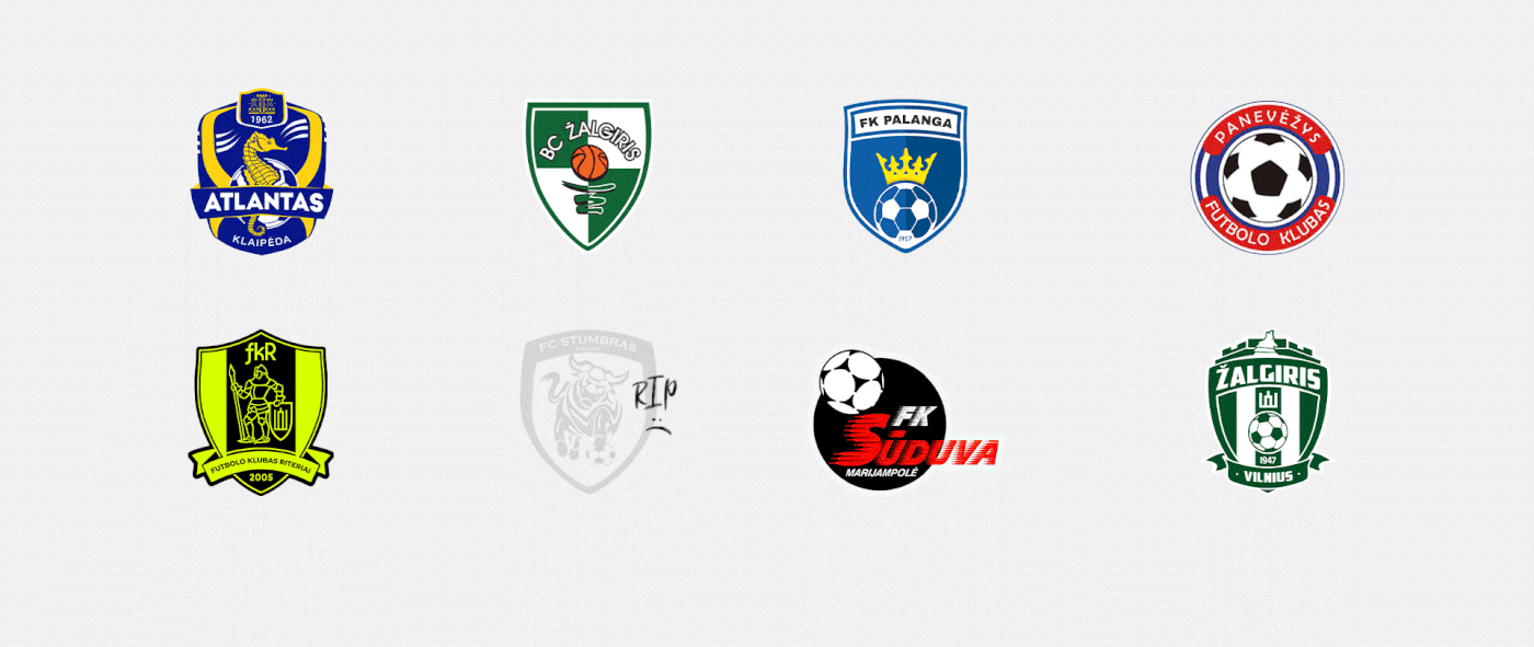 football Rebrand identity lithuania FK Suduva marijampole uefa sport branding  saint george