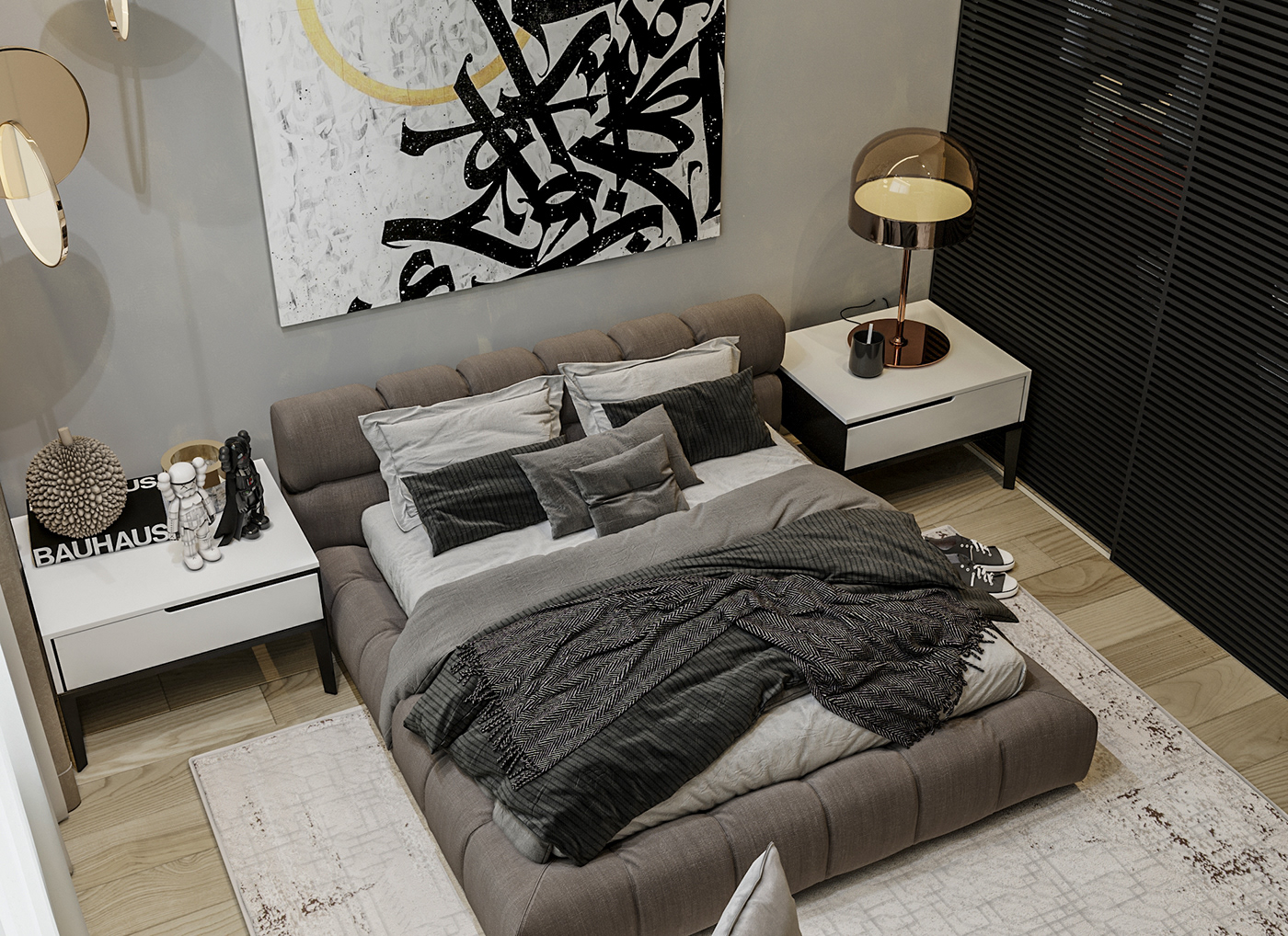 Interior design modern vizualisation apartment 3dsmax