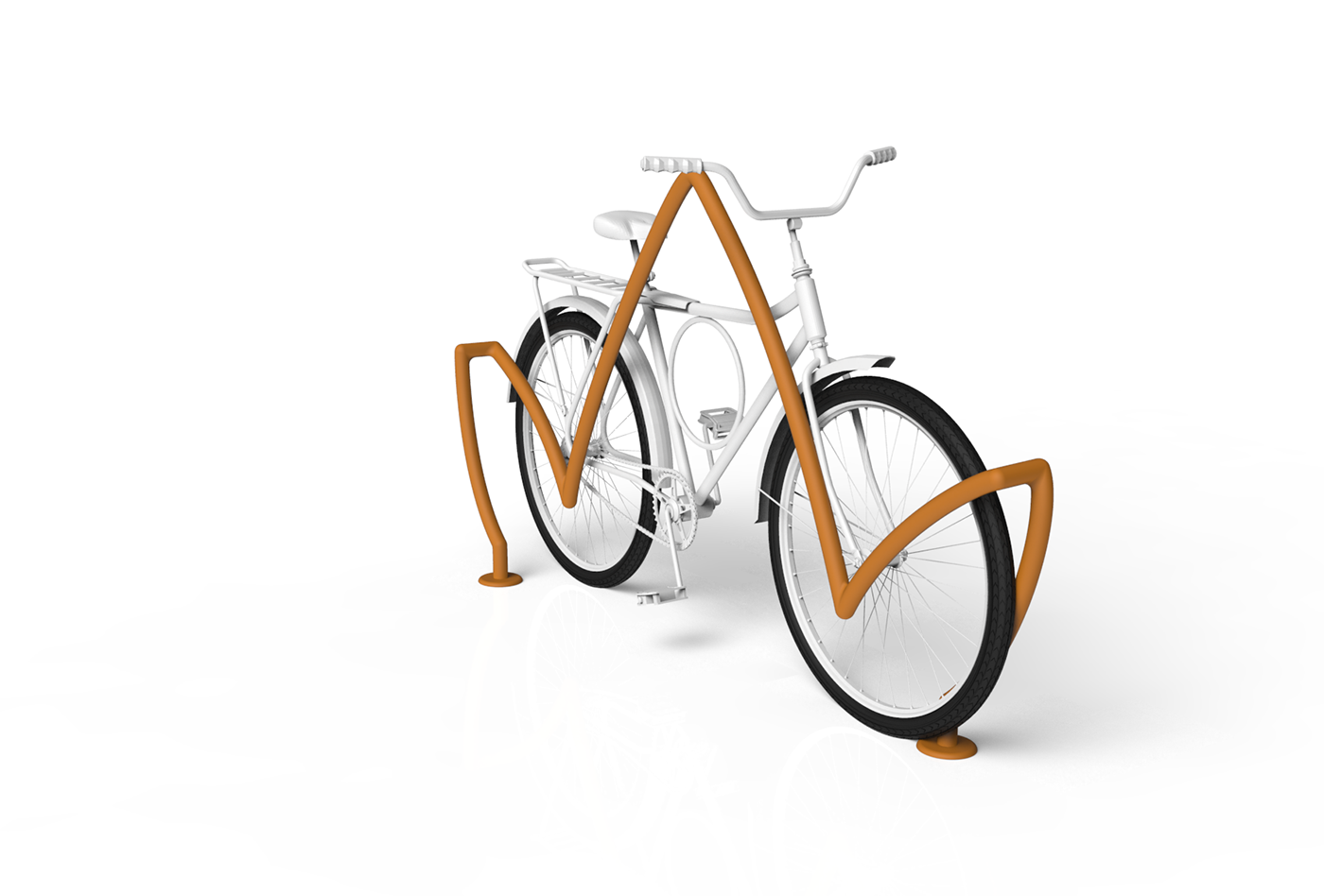 bikerack Bike tulip Holland Urban product design Bicycle city mobility