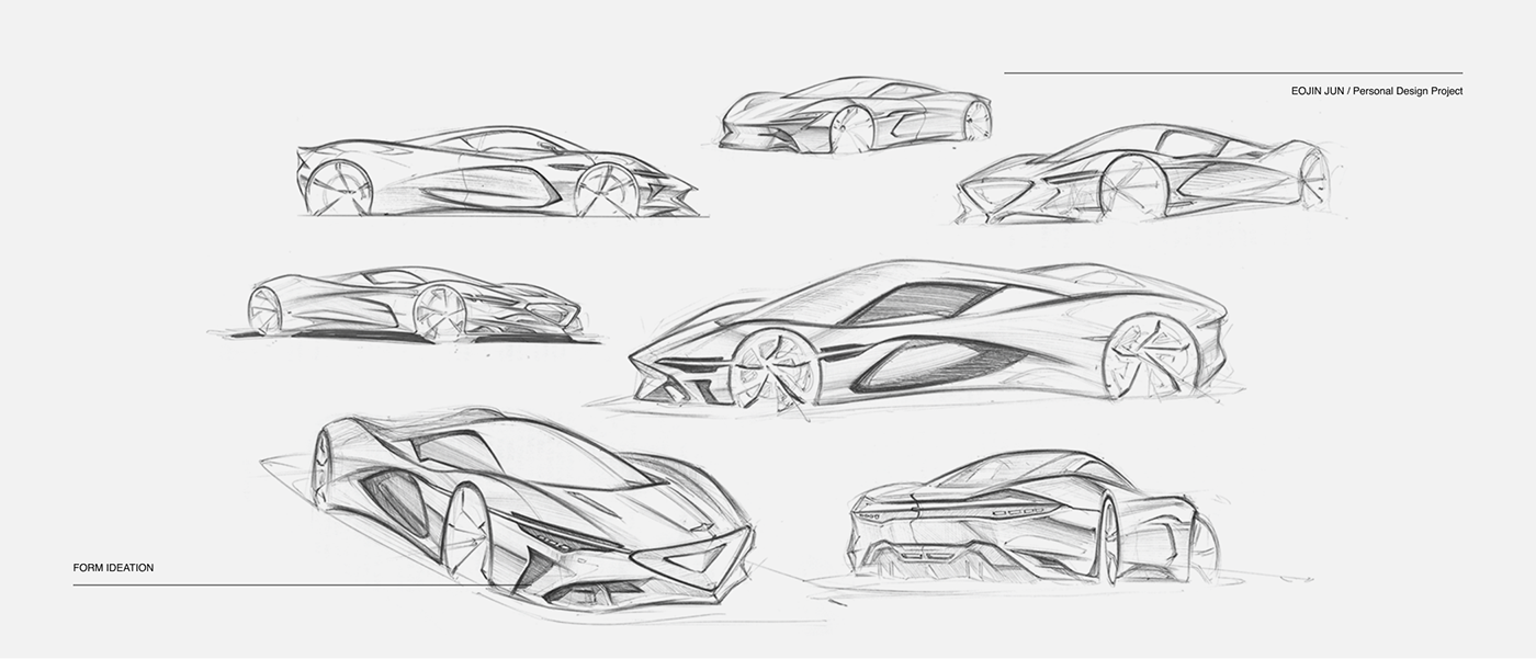 Automotive design car design car sketch conceptcar electric vehicle genesis sportcar supercar Transportation Design