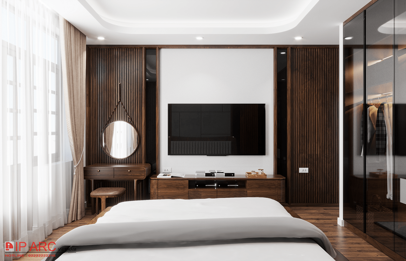 bed interior design  room vray