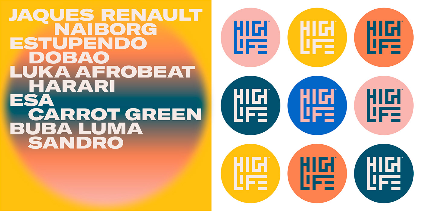 argentina branding  color festival gradients identity ISO logo music poster