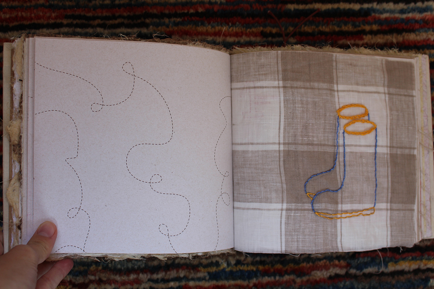 bordado brincar criança TCC ufmg artesanato arquitetura e urbanismo craft paper Embroidery textile