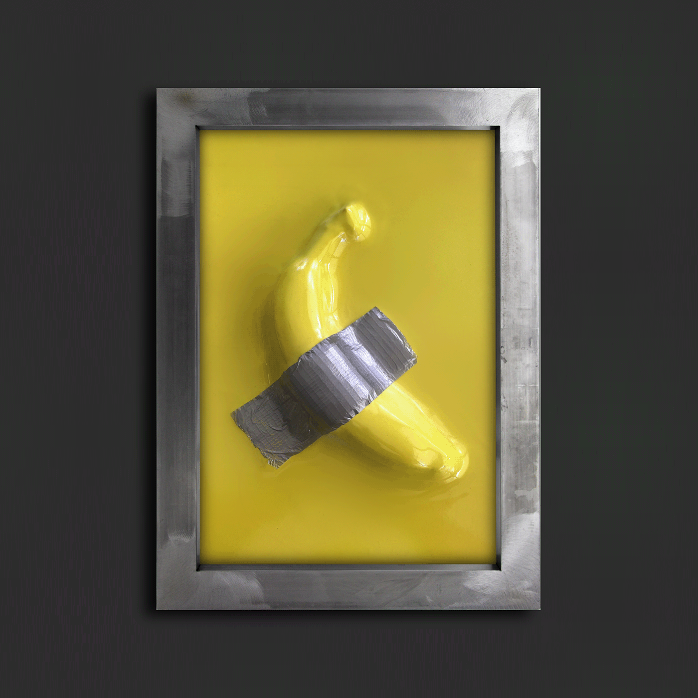 banana sculpture thermoforming