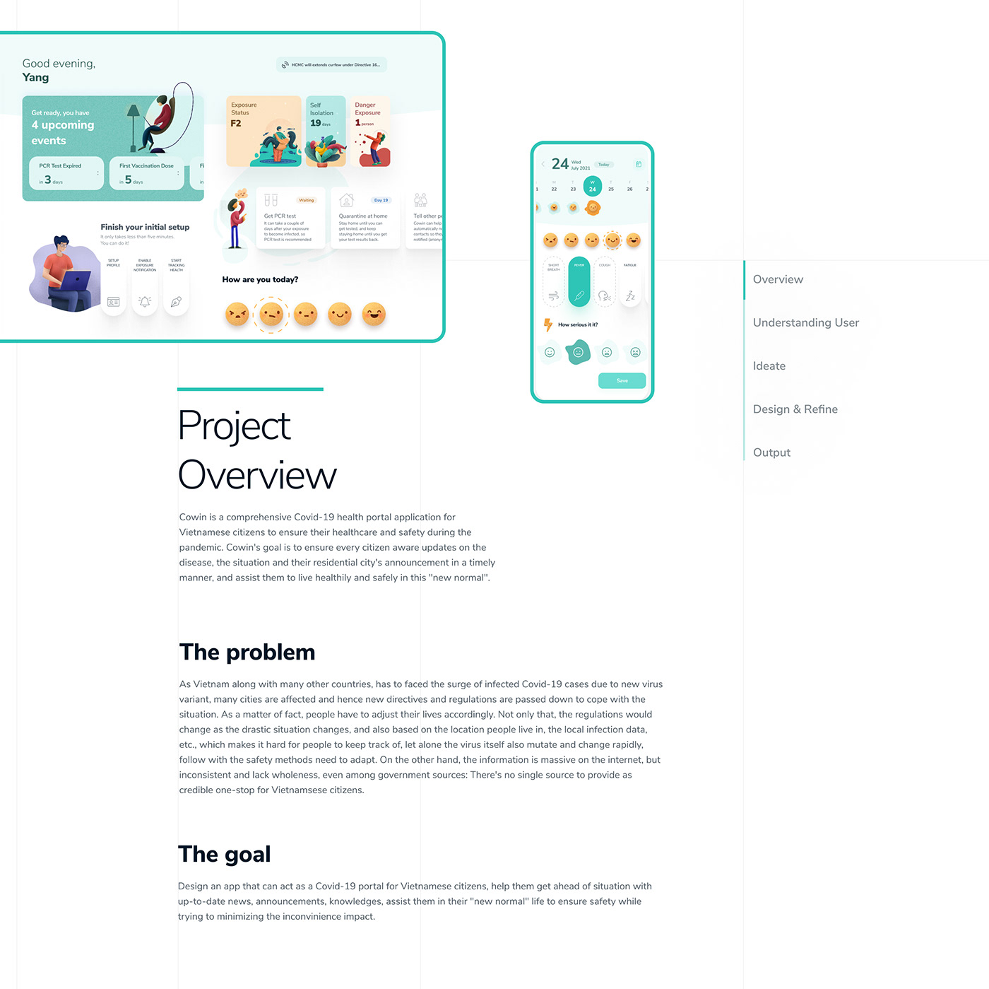 Case Study interaction Interface mobile UI UI/UX user interface ux Web Design  COVid