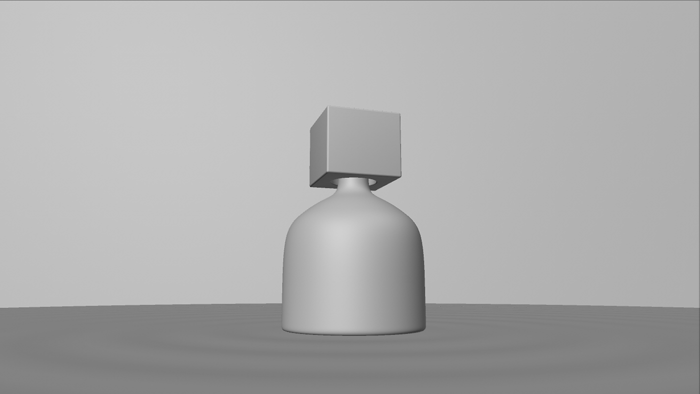 CGI perfume 3D cinema 4d redshift simulation product design  Render visualization