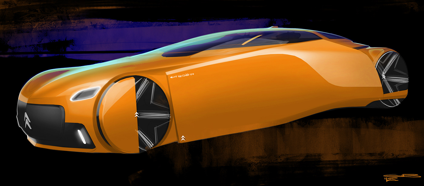 cardesign citroen Transportation Design Automotive design advanced gt Gran Turismo neutron