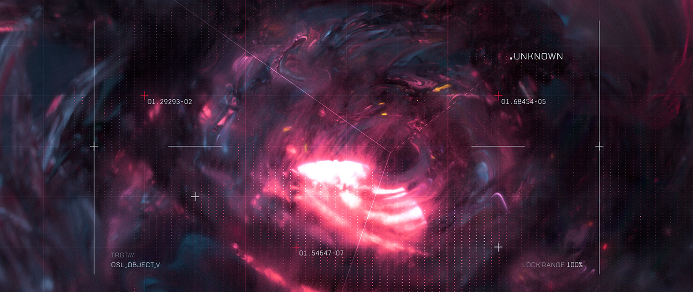 alien CG fractal FUI Glitch HUD sci-fi Space  UI vfx