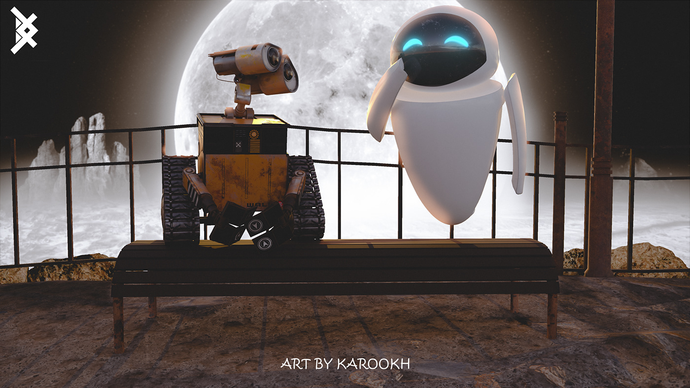 animation  Character disney Eve fanart pixar robot Wall-e wall-e and eve Wall-e Movie