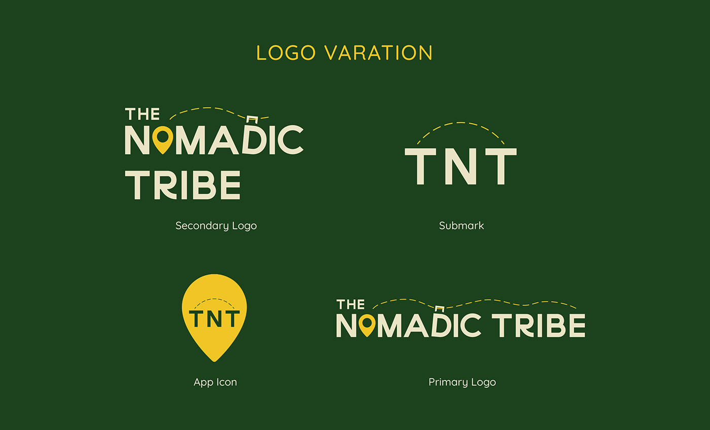 Nature beauty Travel brand identity visual