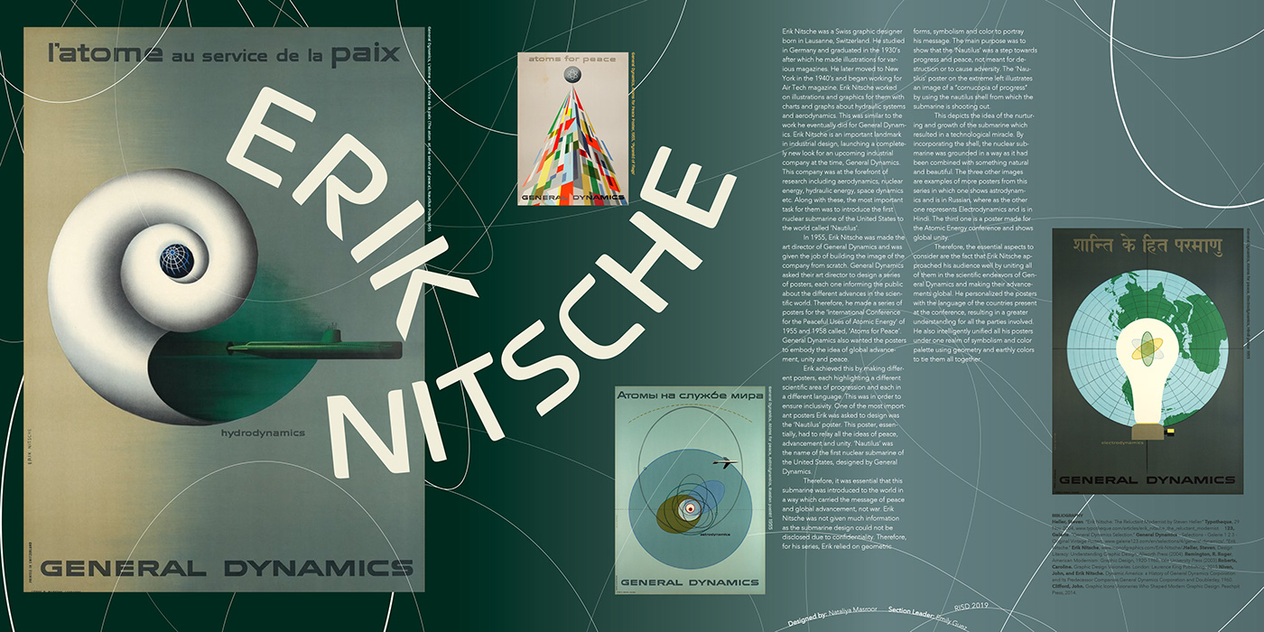 poster Erik Nitsche General Dynamics graphic design 