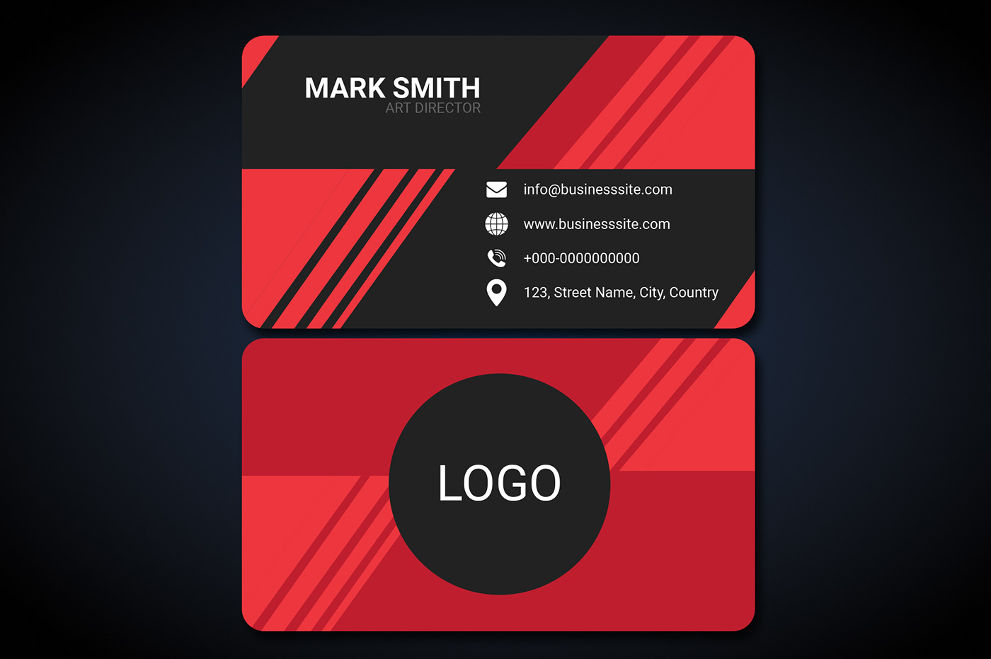 Download Business Card Mockup PSD file | Free Download on Behance
