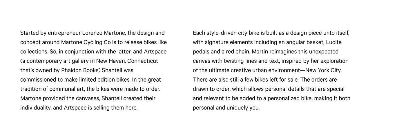 Bike martone Drawing  ILLUSTRATION  product design Collaboration New York art Cycling