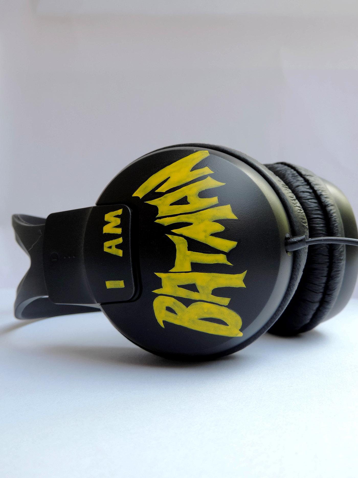 custom made customized shoedup shoedupbyrahul headphones phillips batman brushwork handpainted fine art