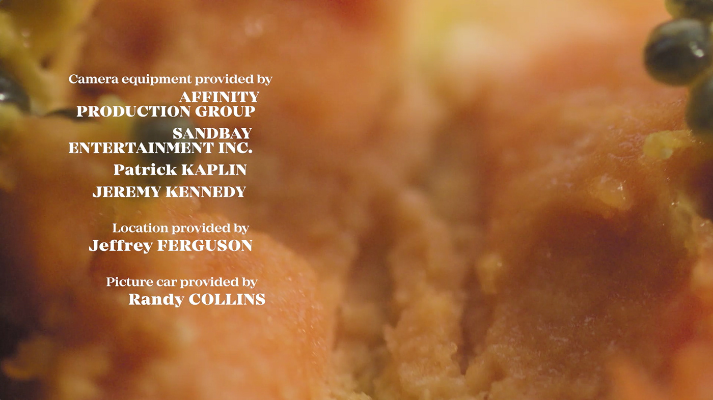 short film typography   credit sequence dave cooper