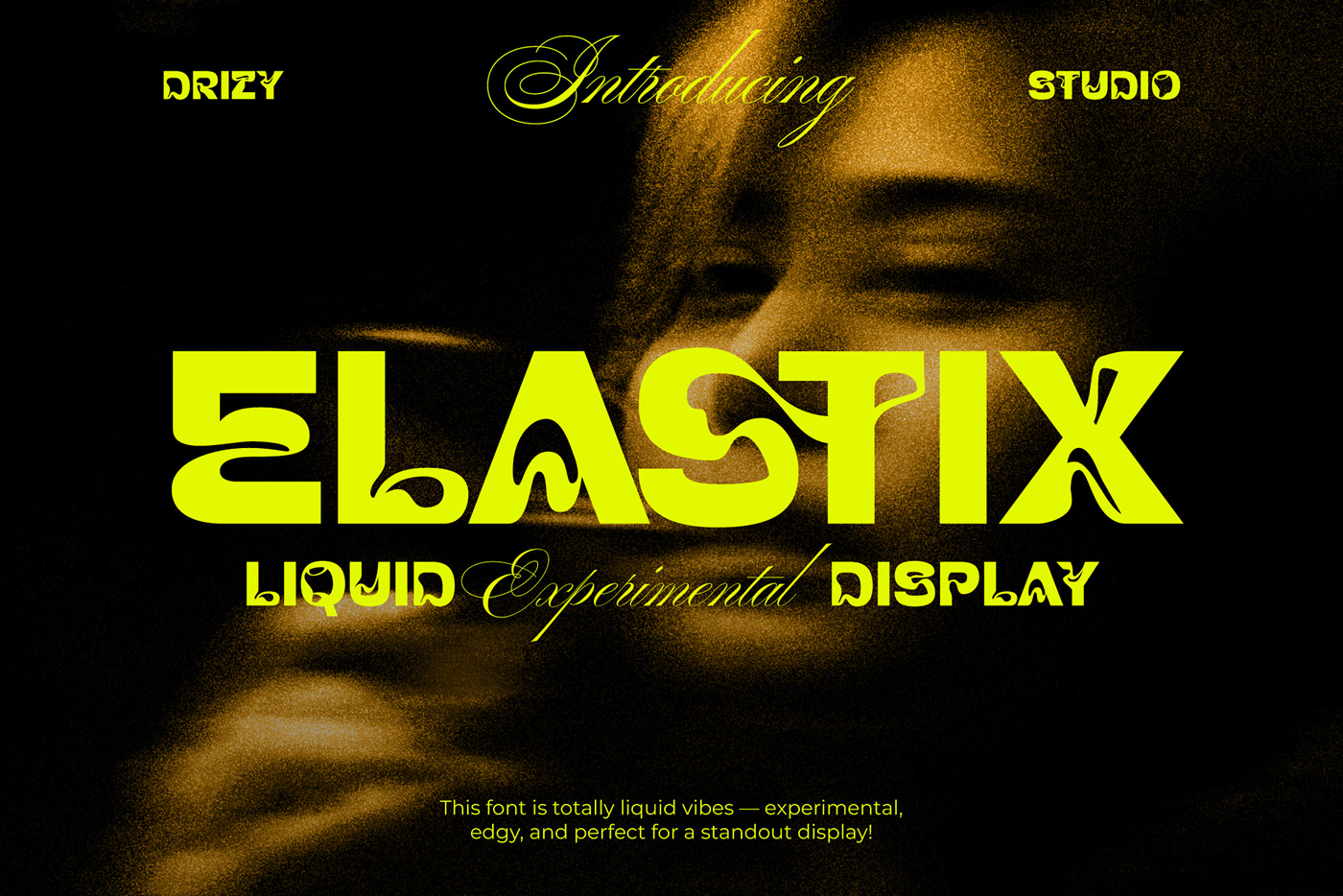 Elastix – Liquid Experimental Font