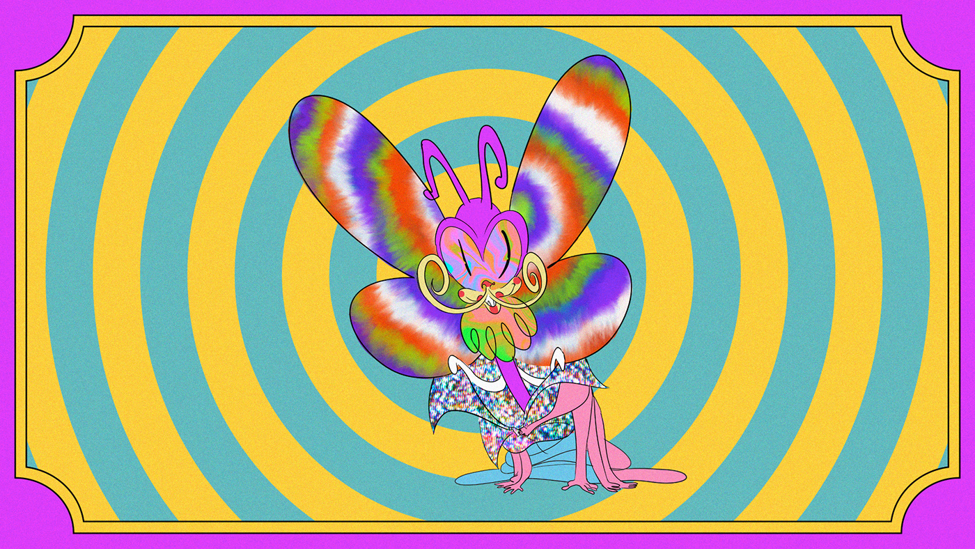 Mtv Cuphead cats cats illustration digital illustration 2D 70's style MTV America Latina mtv miaw