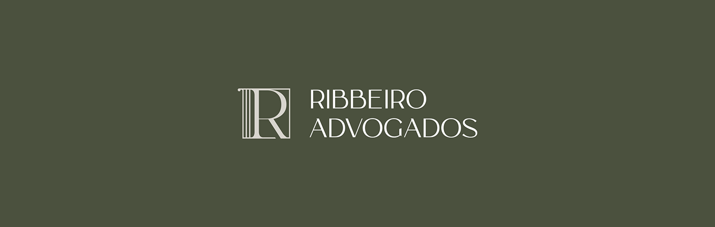 advogados lawyer law doctor RA advocacia direito identidade visual logo Ribeiro