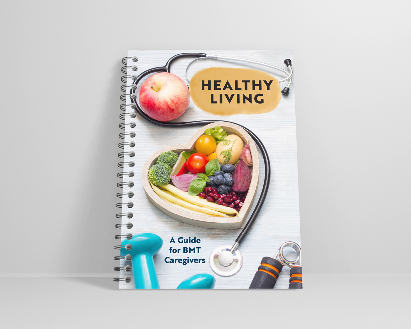 Cover of a book with title Healthy Living